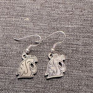 Washington State Cougars (WSU) Earrings
